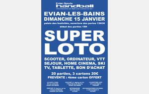 SUPER LOTO: attention...plus que quelques préventes dans nos points de vente 