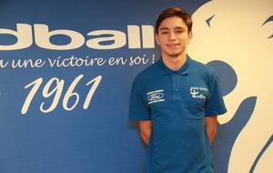 Alexandre Chanel. Joueur de l'équipe sénior il s'occupe aussi des enfants du BabyHand le samedi matin. Merci Alex 