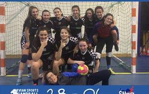 Très belle victoire collective des -18 filles de 28 à 6 à La Motte Servolex Beaucoup de concentration et d’application dans ce match où de nombreuses phases collectives ont fini au fond des filets pour Évian. 
Que 6 buts encaissés par Clarisse notamment grâce à une aide d'une très bonne défense. En attaque chaque joueuse a montré son niveau, donc un grand bravo à toutes. Très bonne ambiance et très bon esprit. Nous sommes première exequo et nous allons encore travailler pour préparer les matchs clé de Rumilly et Pays-Rochois. Félicitations aux filles pour leur investissement 