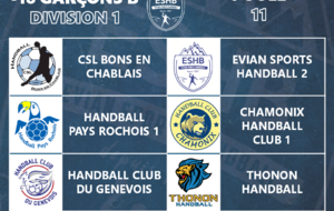 -18 garçons B - Championnat départemental Division 1 / poule 11