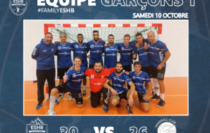 Seniors garçons 1 : victoire 30 à 26 contre Genevois 1