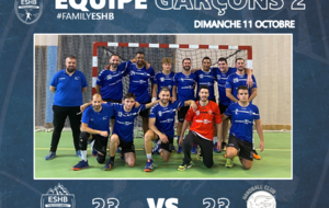 Seniors garçons 2 : Nul 23 à 23 contre Genevois 2 