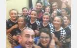 Selfie victoire des -13 filles
