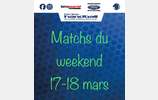 Match du weekend (17 & 18 mars) 