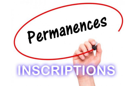 PERMANENCES INSCRIPTIONS 