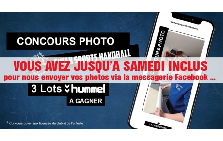 Concours photo Facebook : dernier jour pour nous l’envoyer ! 