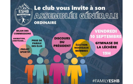Assemblée générale - 10 septembre 